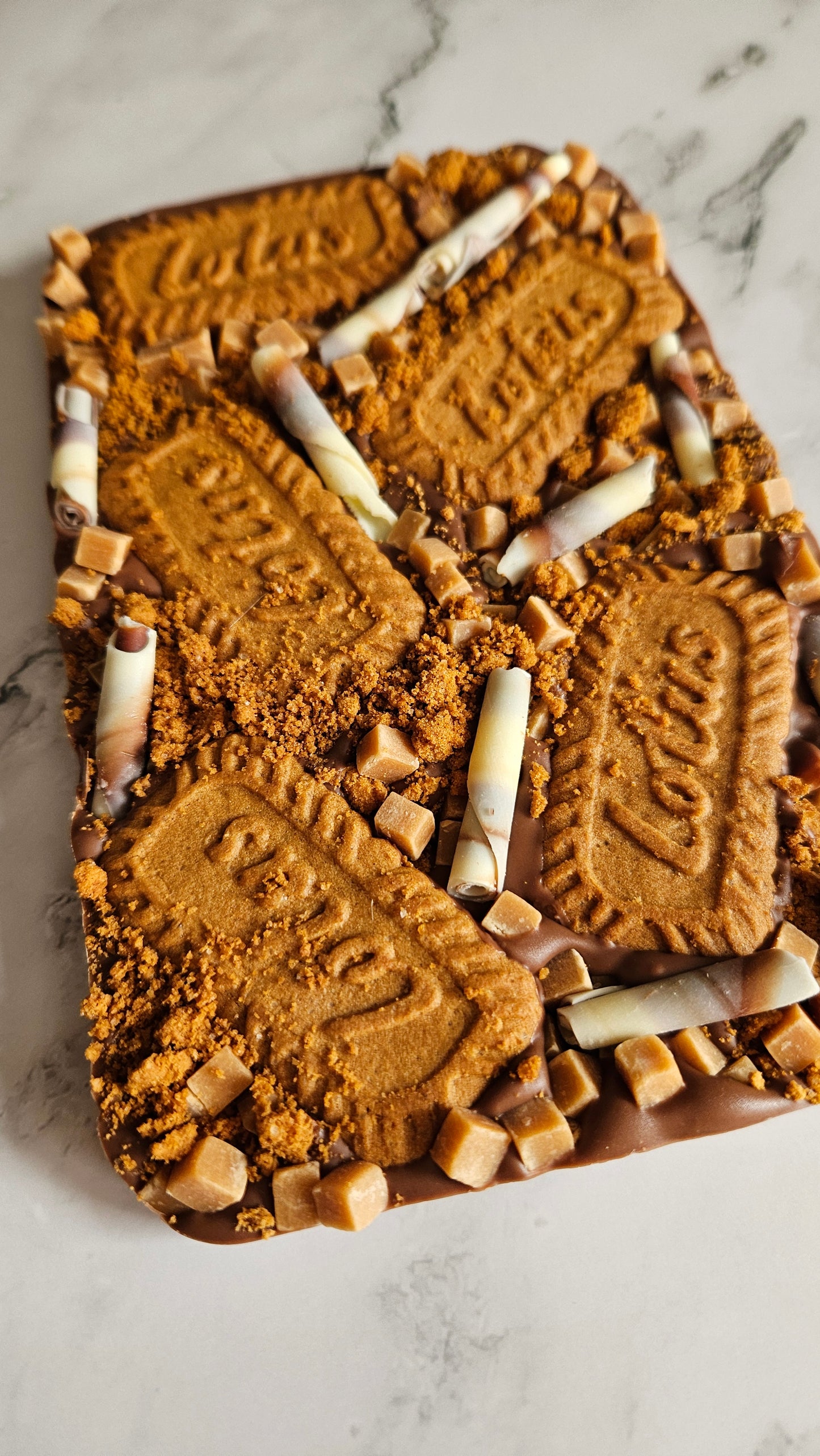 Biscoff Milk Chocolate Slab 300g